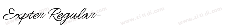 Expter Regular字体转换 Expter Regular字体转换